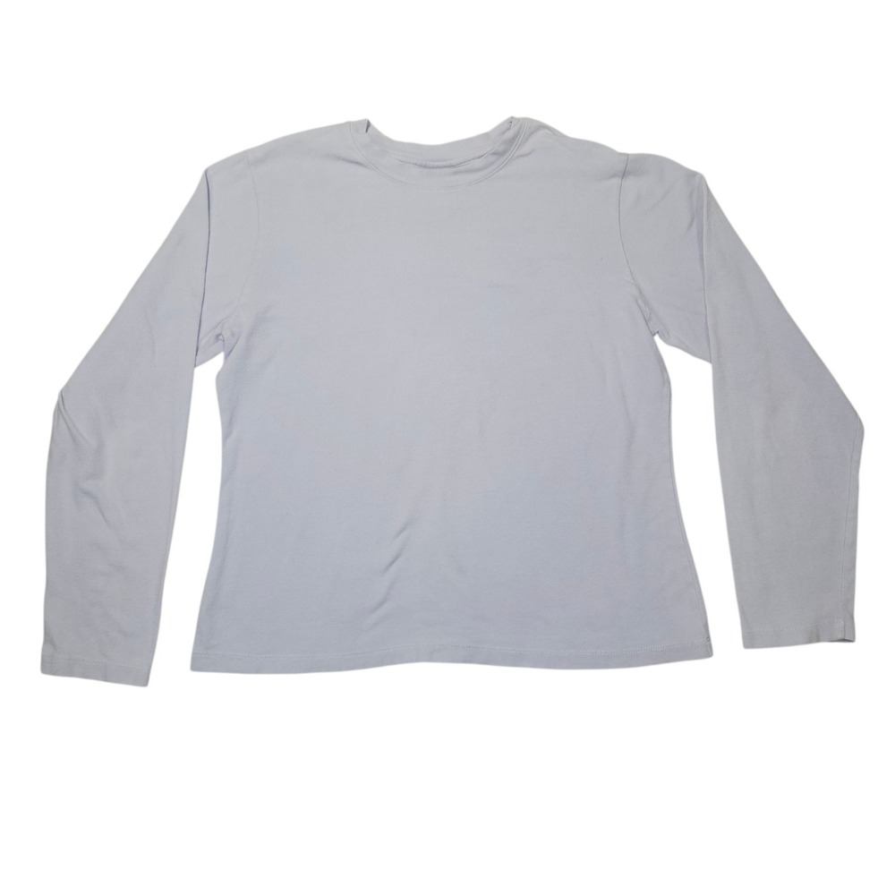 Northeast Outfitters VTG Y2K Long Sleeve Crew Neck Top Light Blue Sz M